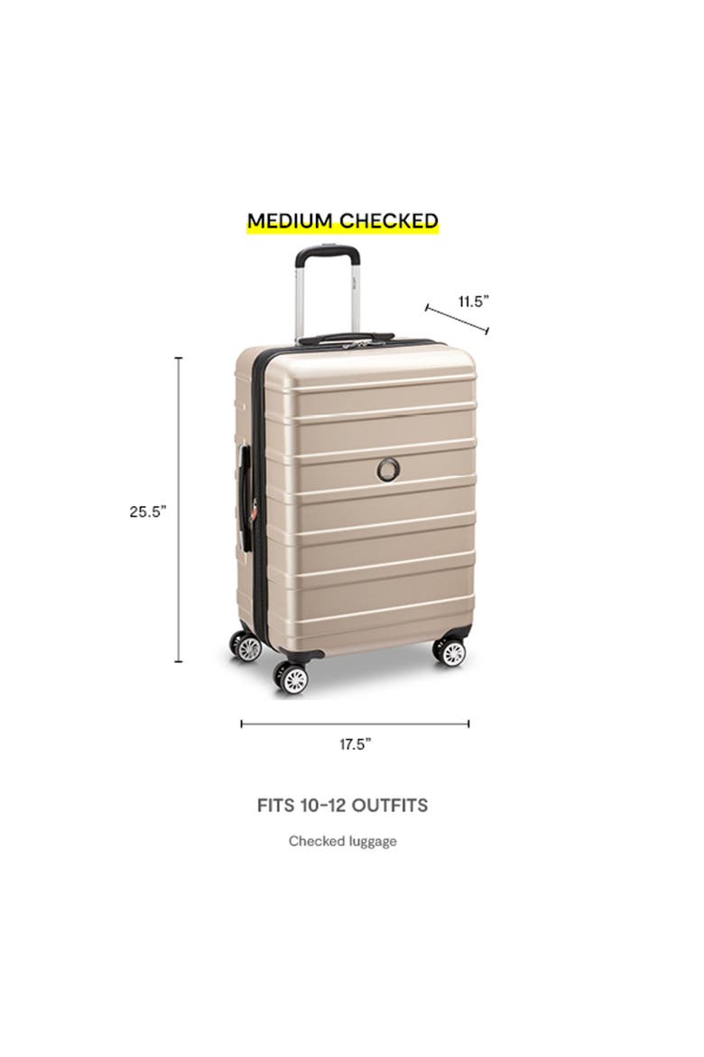 Margot Hardside (20"/24"/28") 3 Piece Spinner Suitcase Set, Alternate, color, Gold