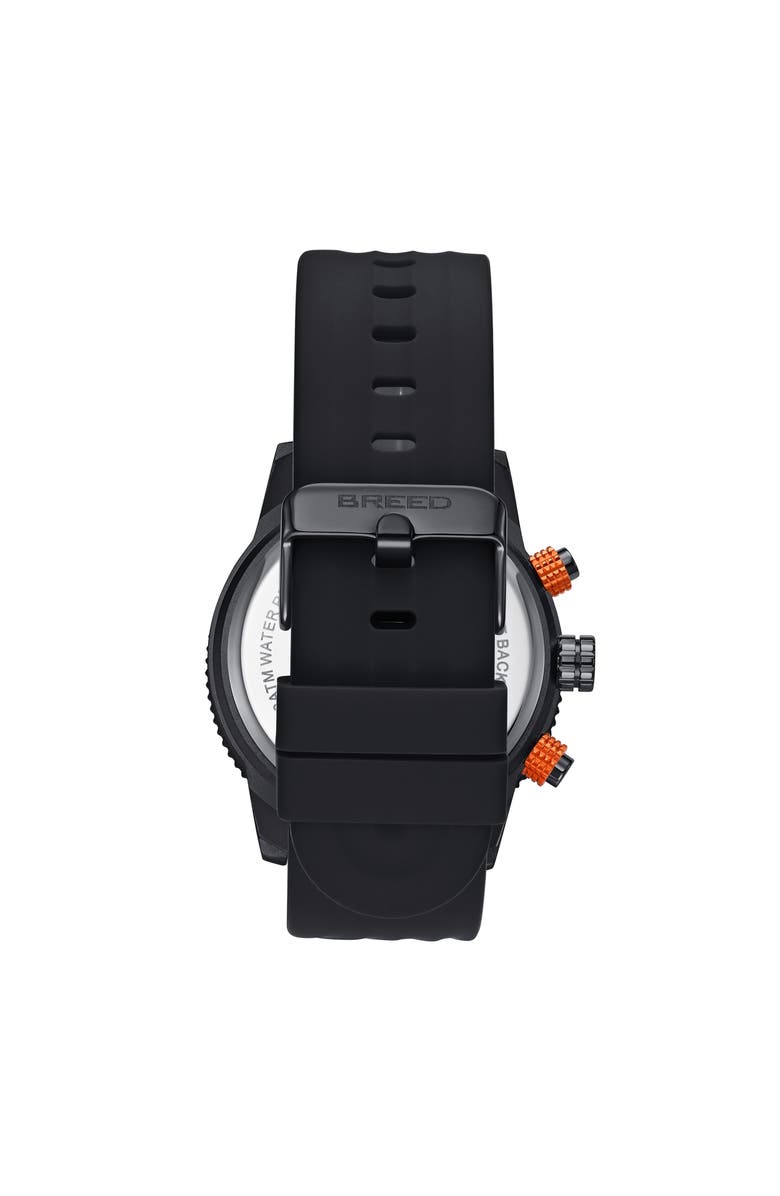 BREED Double Agent Chronograph Watch with Date, Alternate, color, Black