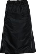 Sacai Nylon Twill Midi Skirt