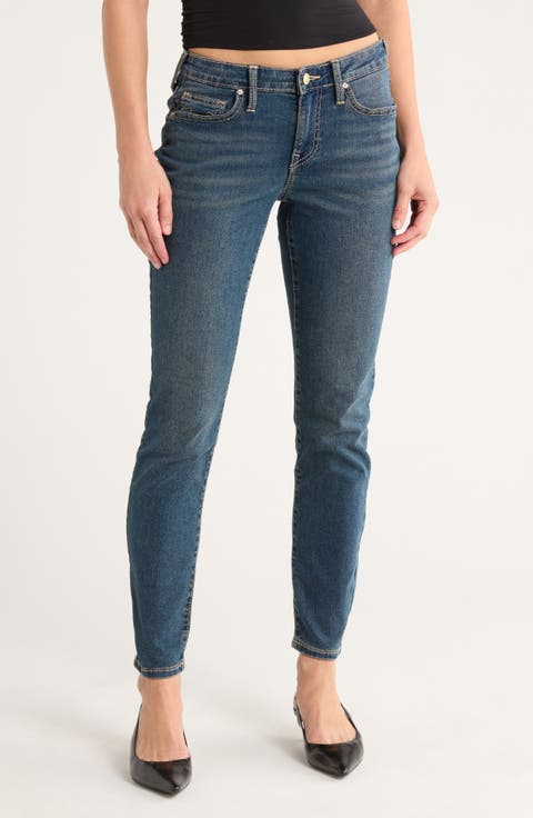 Jennie Stud Skinny Jeans (Medium Amber Nights Wash)