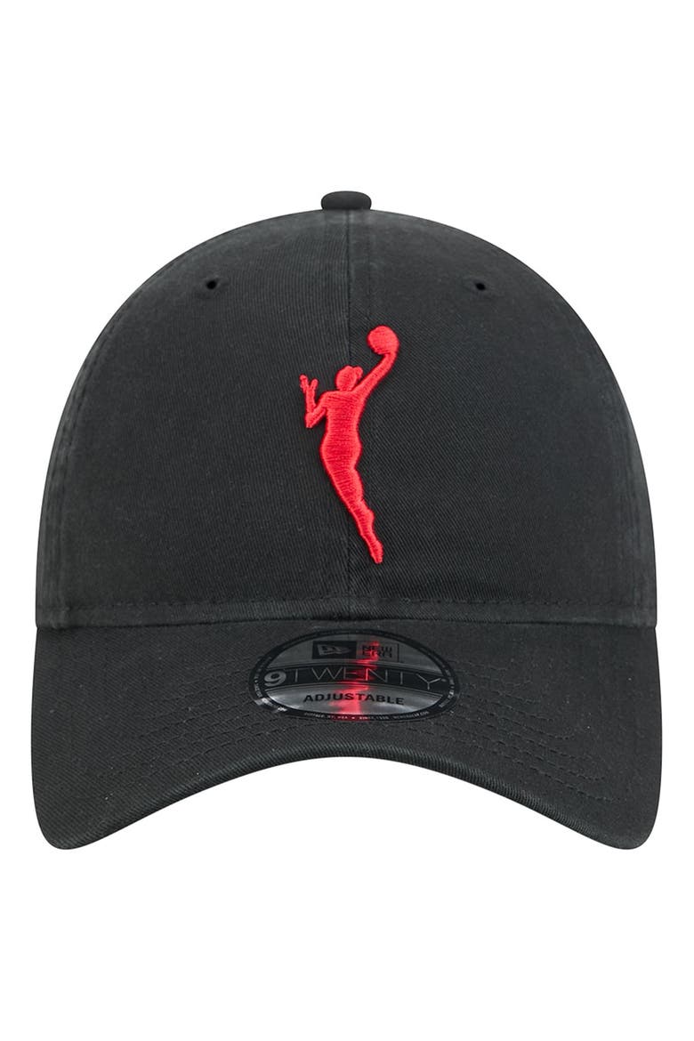 Men's New Era Black Portland Fire Logowoman 9TWENTY Adjustable Hat, Alternate, color, Black