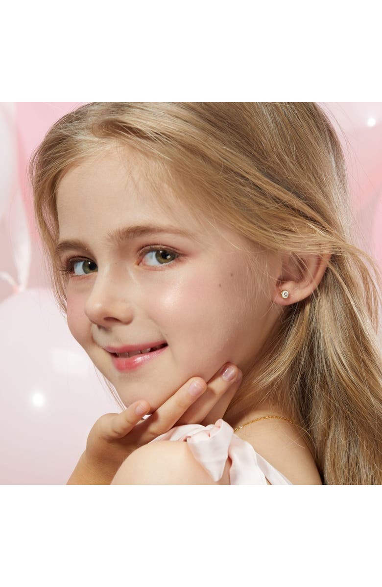 Anna Zuckerman Petit Bubble Earrings, Alternate, color, White/Yellow Gold