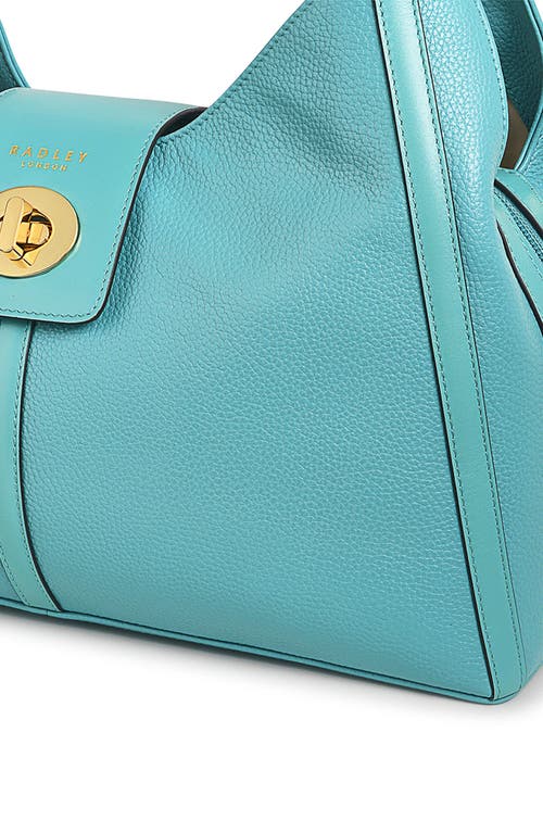 Radley London Longacre Medium Leather Tote Bag In Ocean