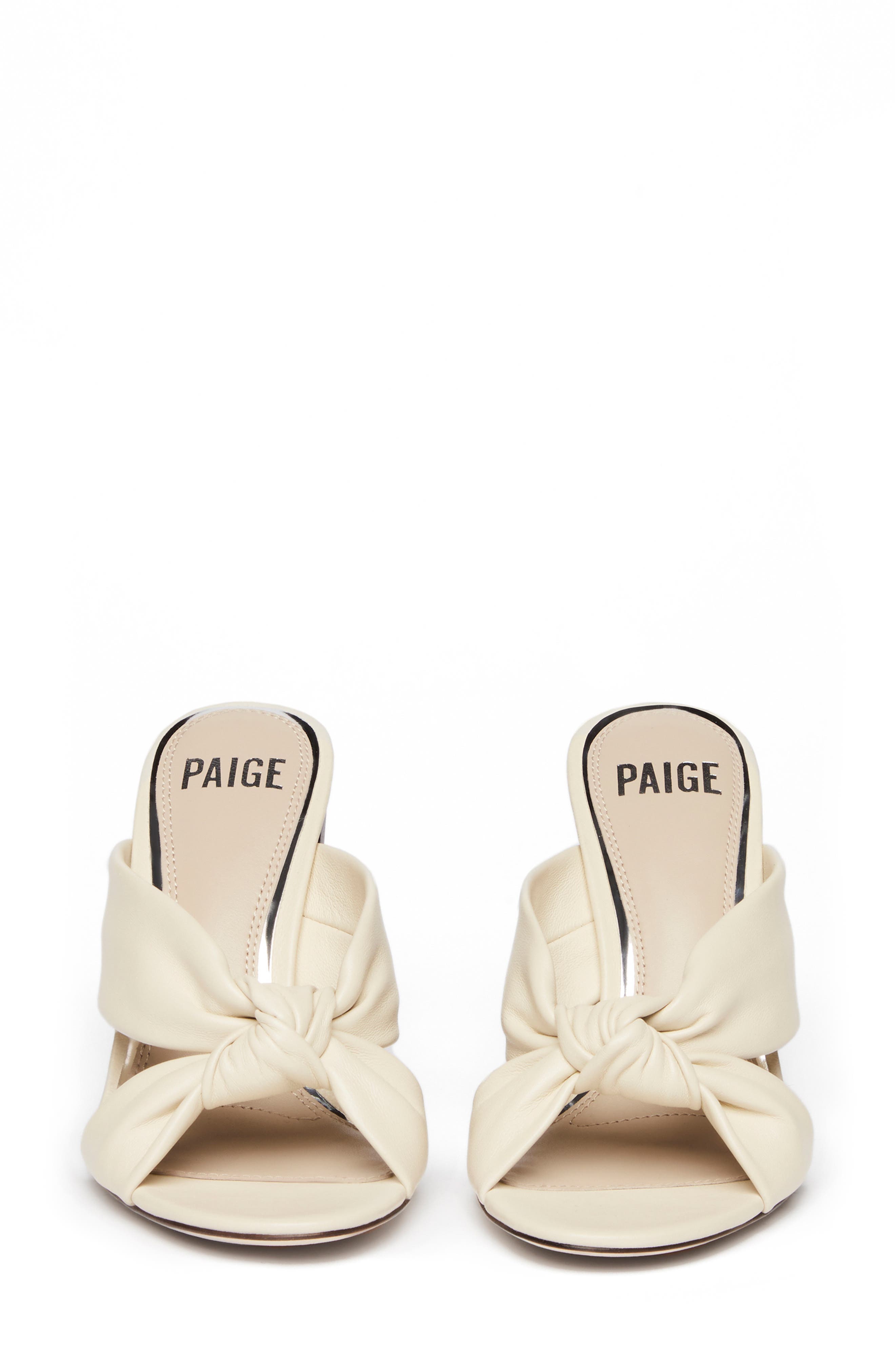 PAIGE Sabina Sandal, Alternate, color, Bone