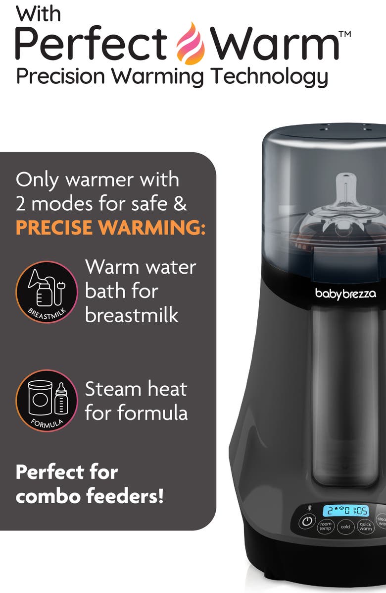 BABY BREZZA Smart Bottle & Breastmilk Warmer, Alternate, color, Charcoal