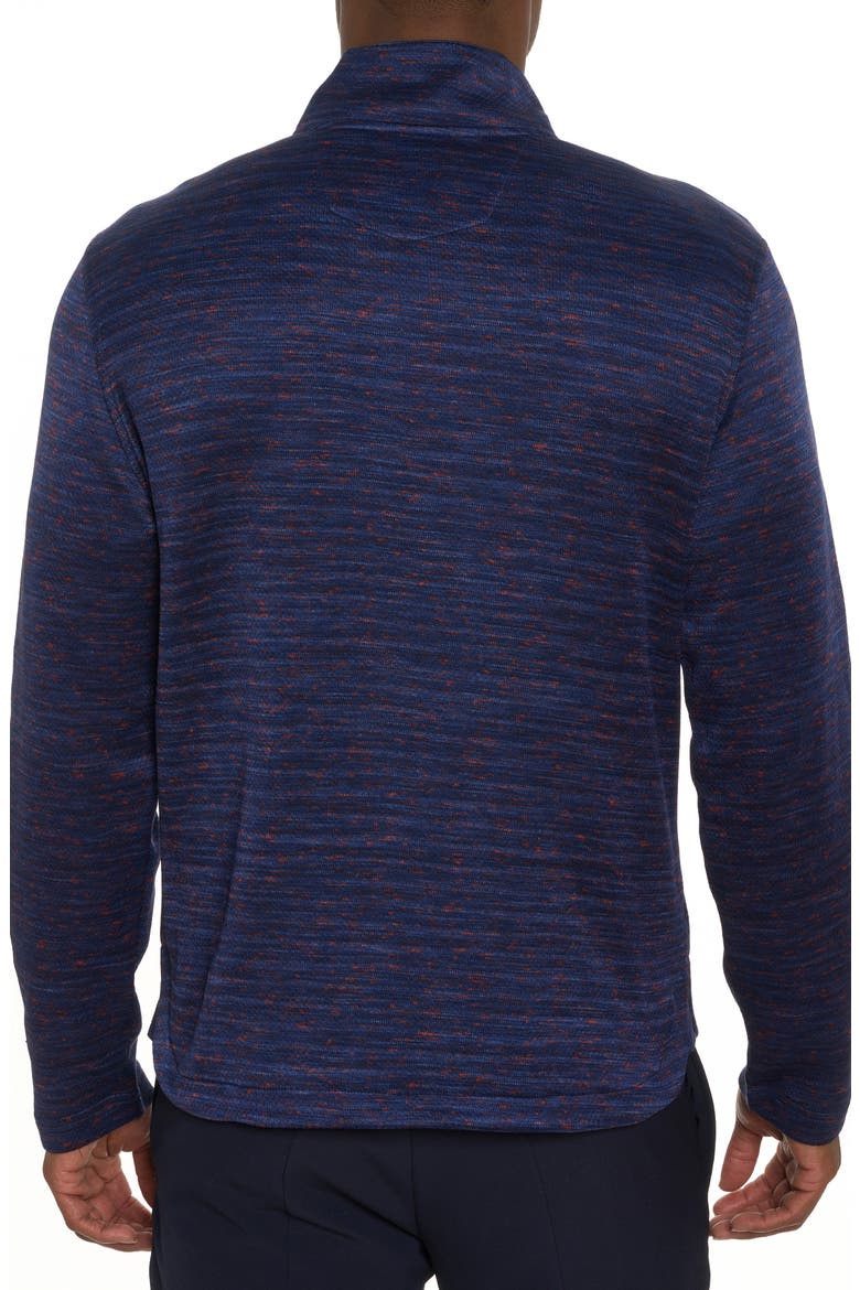 Waterford Space Dye Quarter Zip Pullover, Alternate, color, NAVY