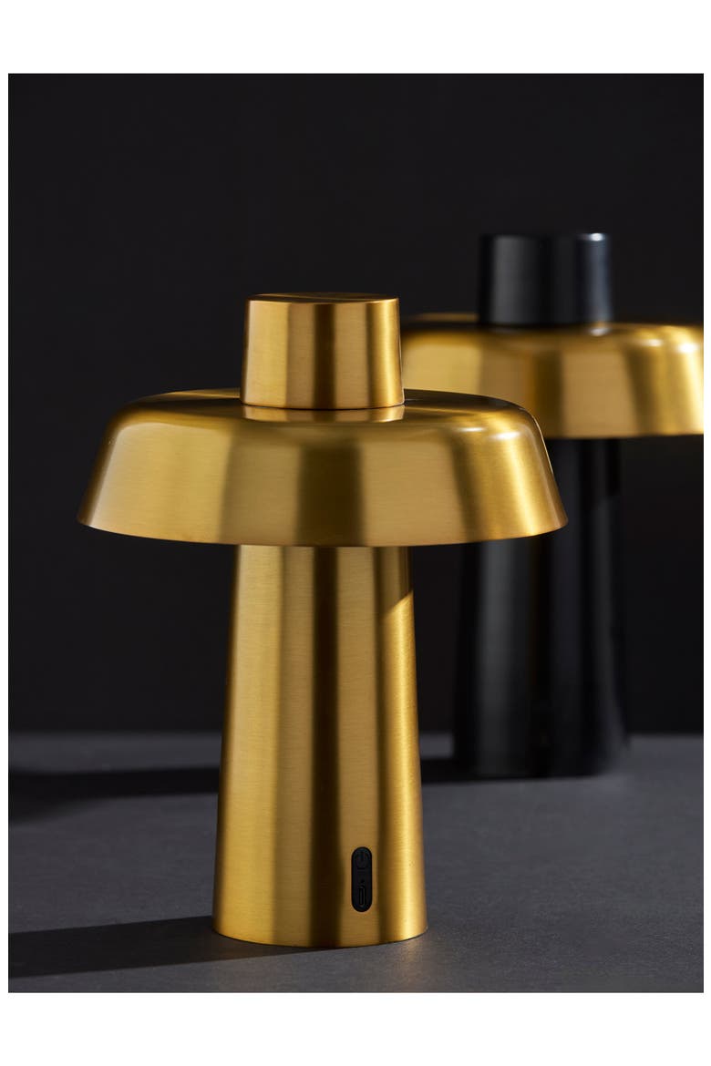 Pirlo LED Cordless Table Lamp, Alternate, color, ANTIQUE BRASS
