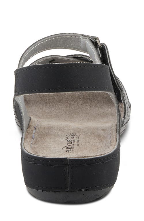 Flexus By Spring Step Alvina Sandal In Black Multi