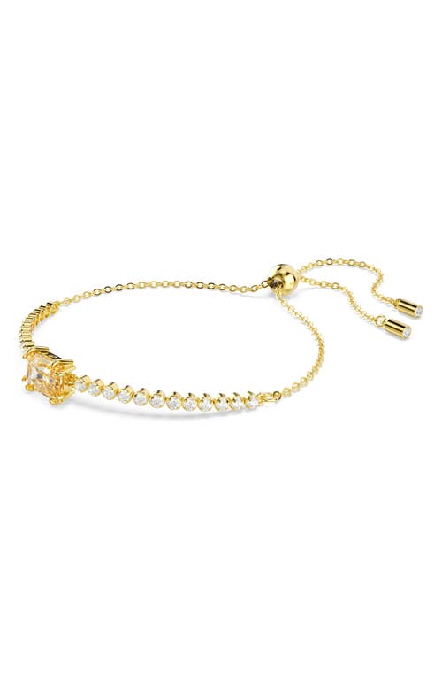 Swarovski Matrix Slider Bracelet In Gold