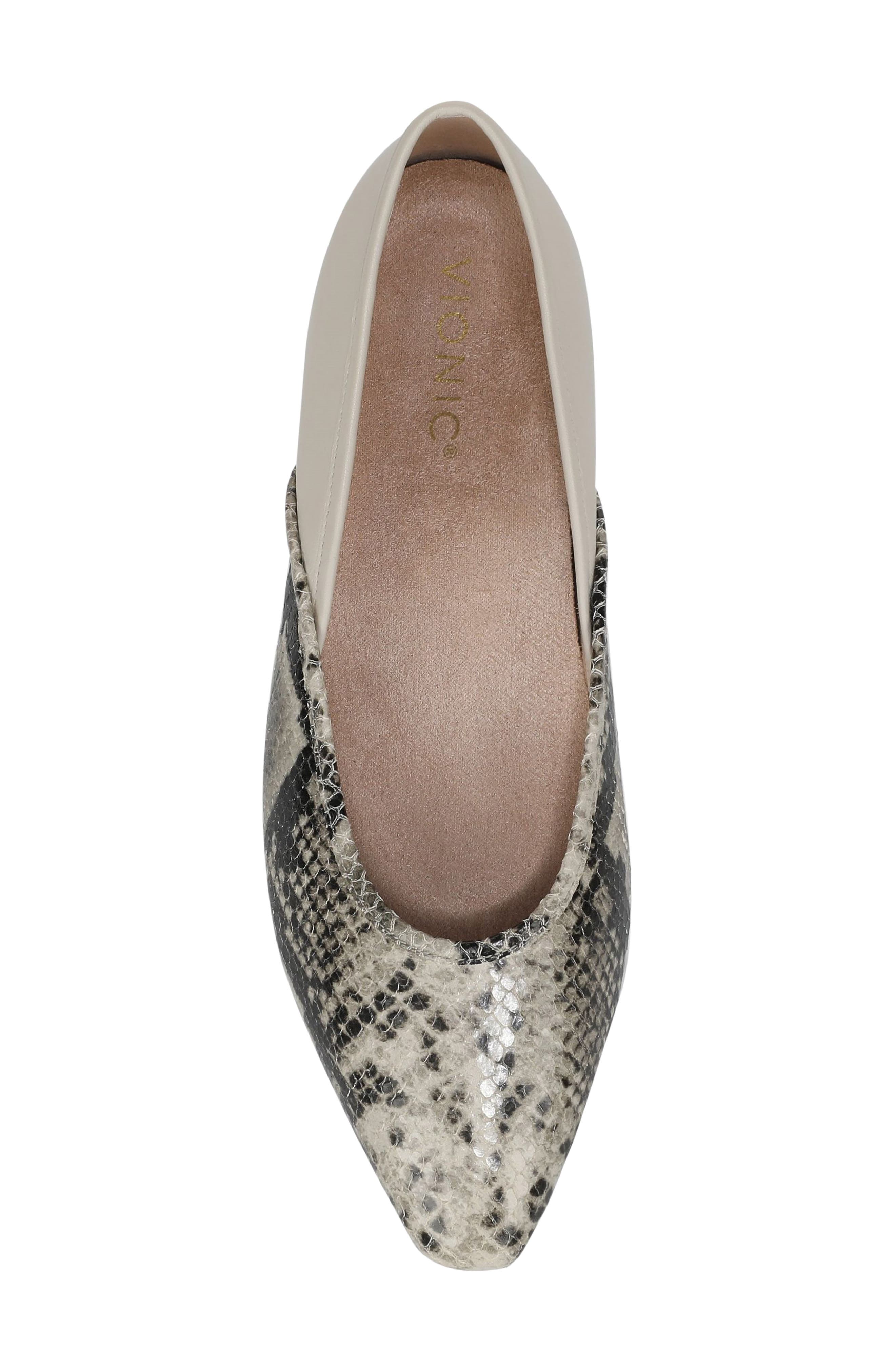 Gracia Flat, Alternate, color, CREAM SNAKE
