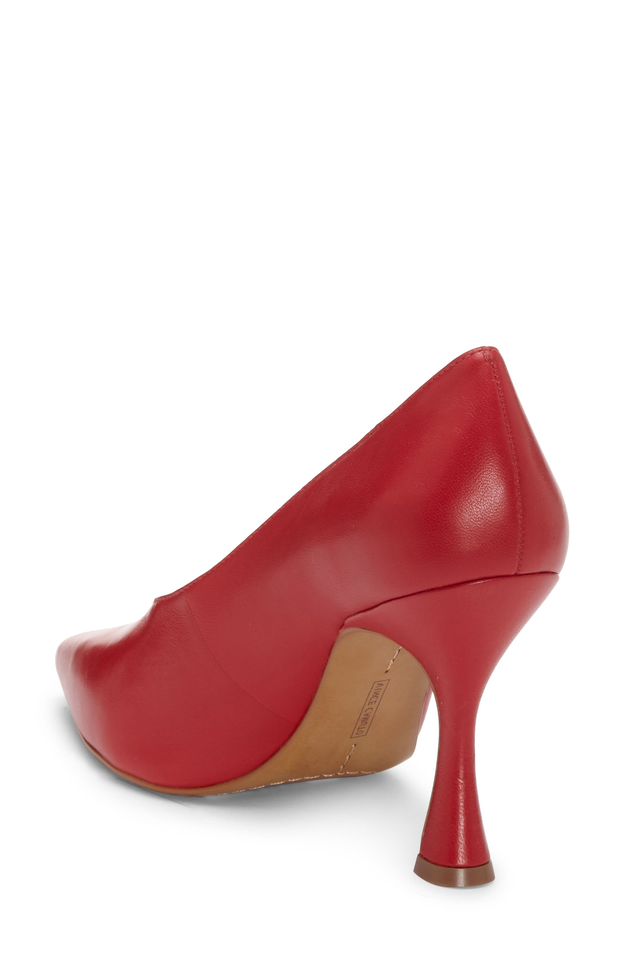 Ishani Pointy Toe Pump, Alternate, color, GLAMOUR RED