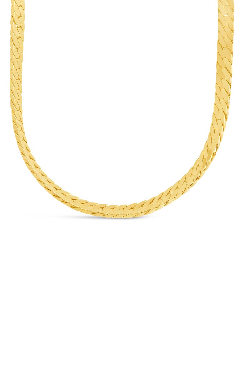 Sterling Forever Bentley Chain Necklace, Alternate, color, 