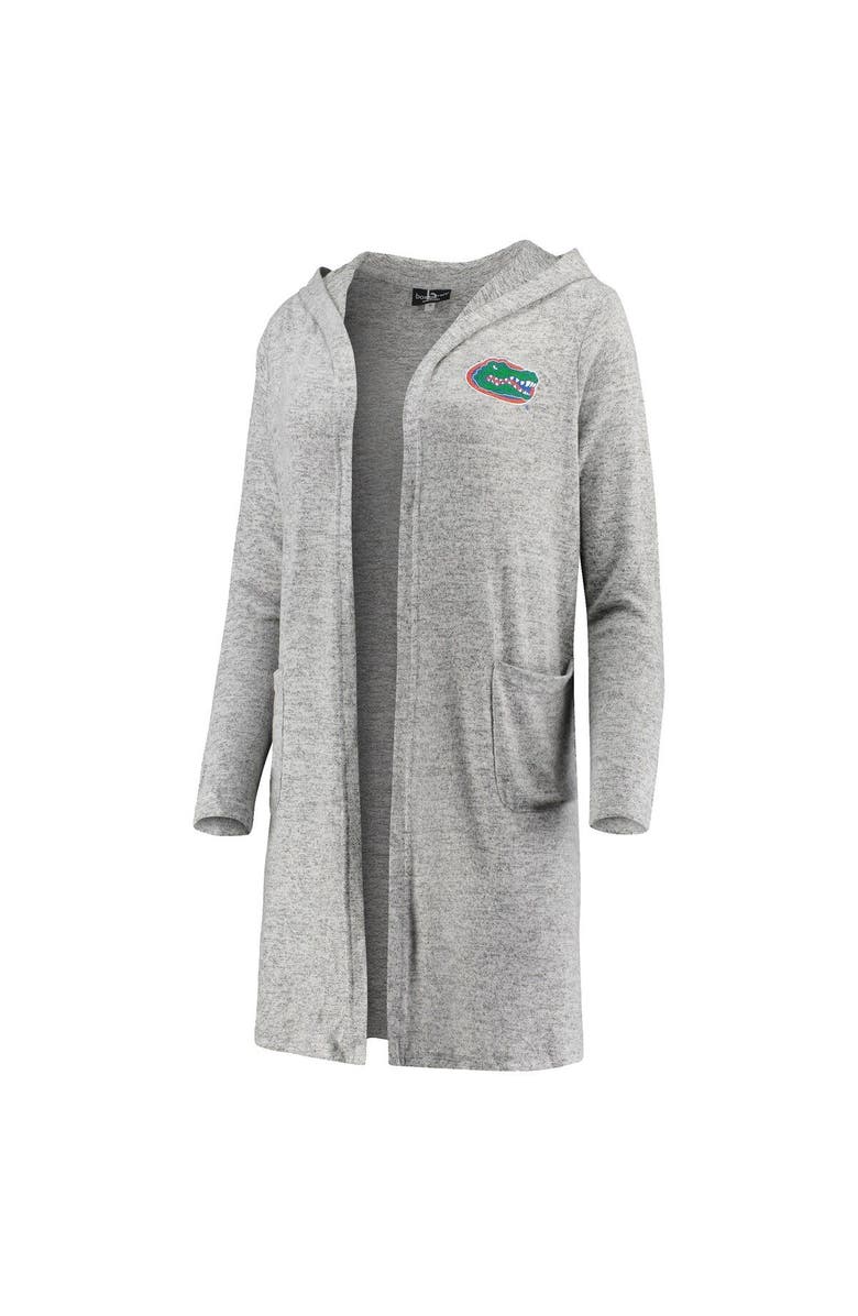 BOXERCRAFT Women's Heathered Gray Florida Gators Cuddle Soft Duster Cardigan, Alternate, color, 