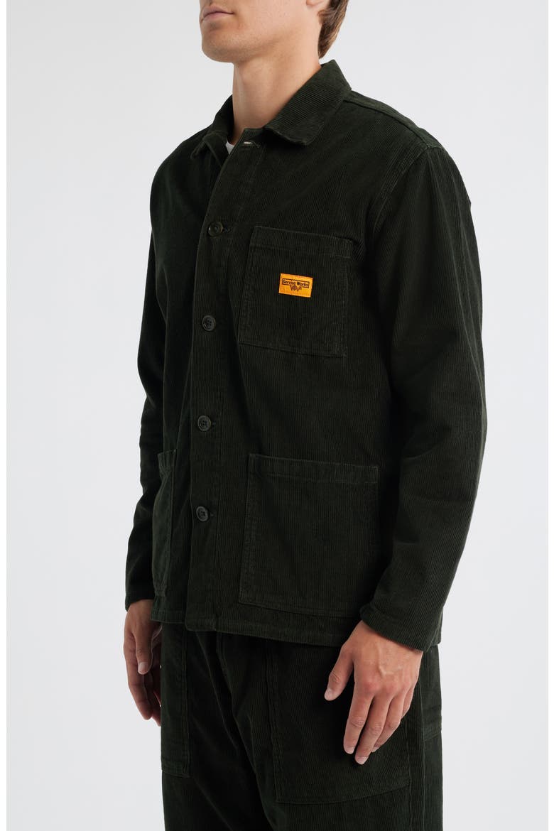 Organic Cotton Corduroy Button-Up Chore Coat, Alternate, color, COPPICE