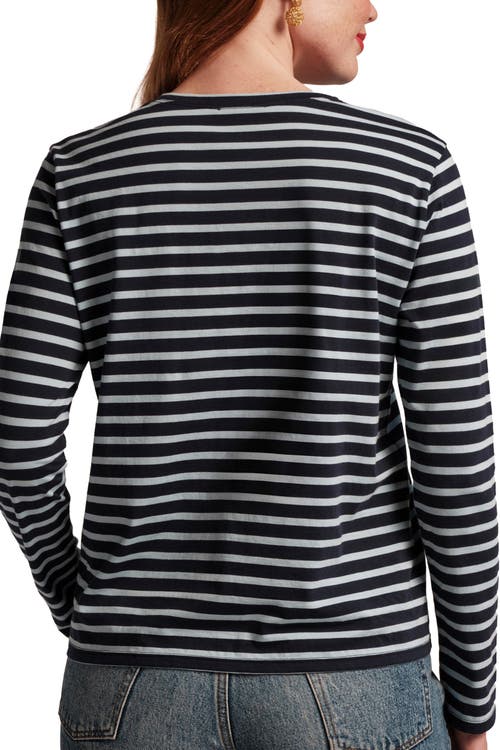 Frances Valentine Long Sleeve Striped T Shirt Stripe In Multi
