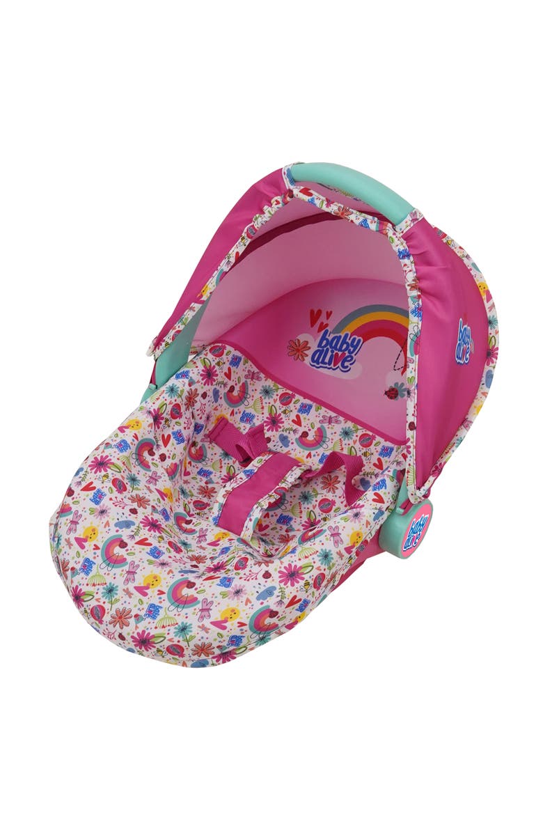 Baby Alive Deluxe Doll Car Seat, Main, color, Multicolored