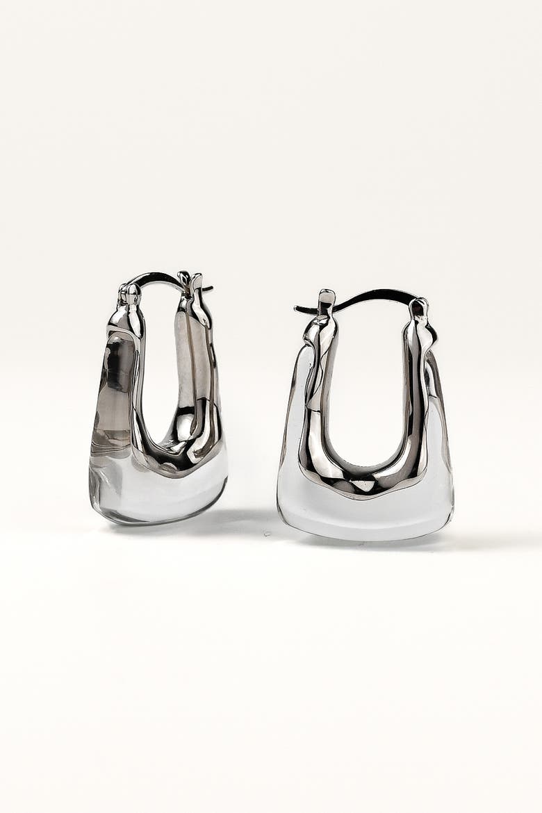 See Through Hoops, Main, color, Silver