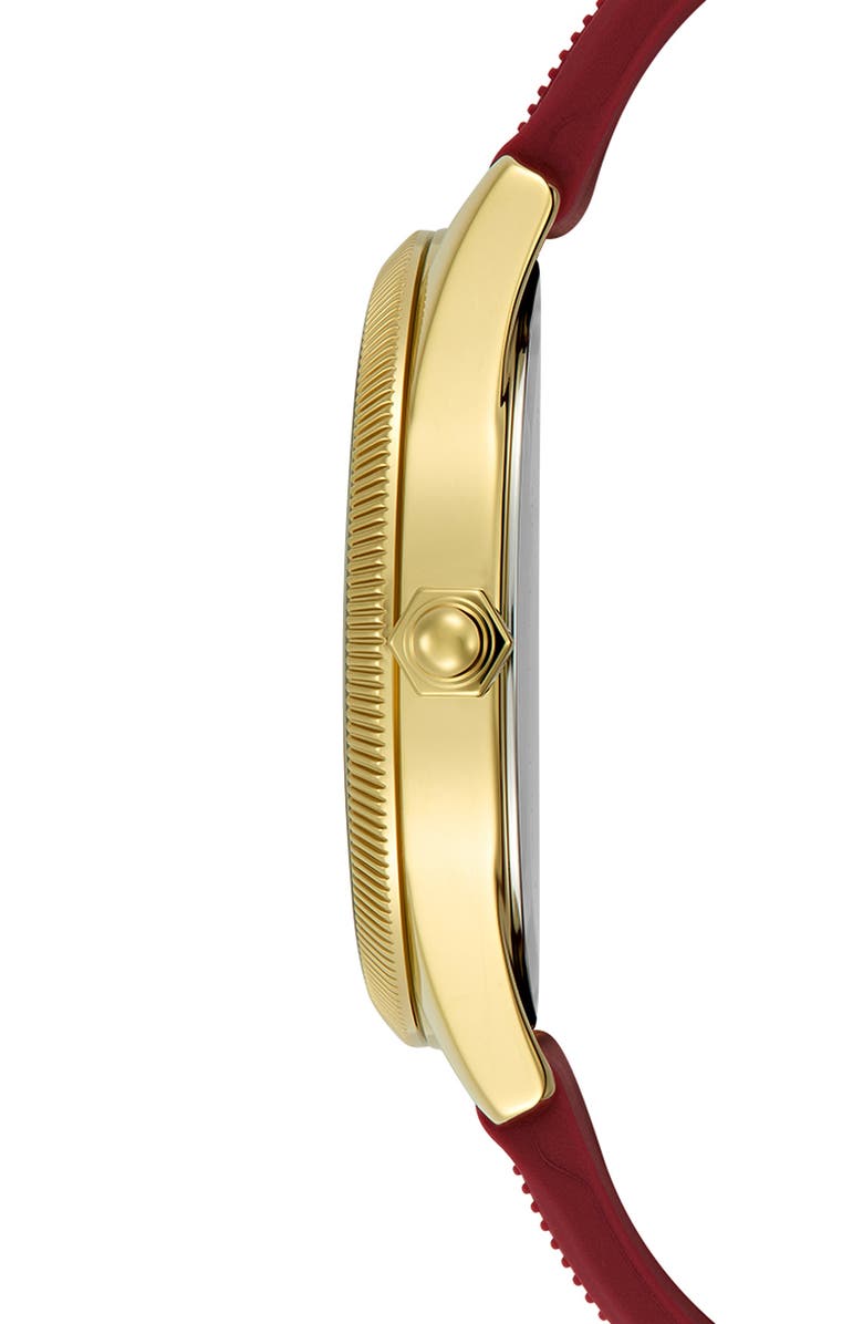 Olivia Burton Radiate Silicone Strap Watch, 38mm, Alternate, color, 