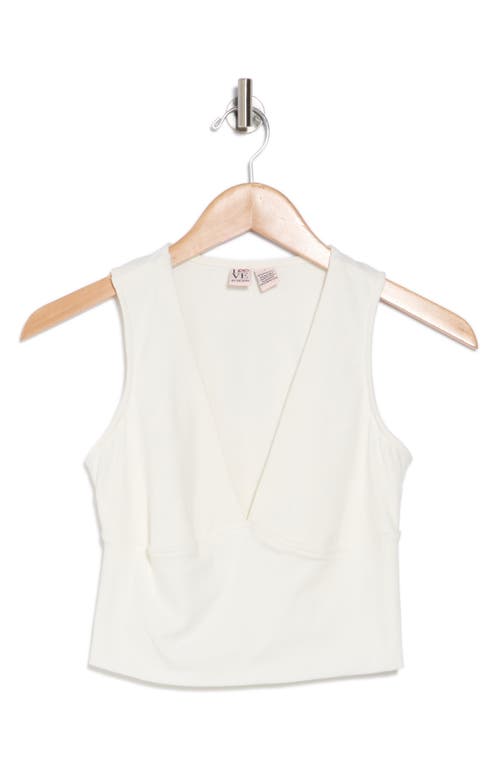 Love By Design Jade Deep V-neck Crop Top