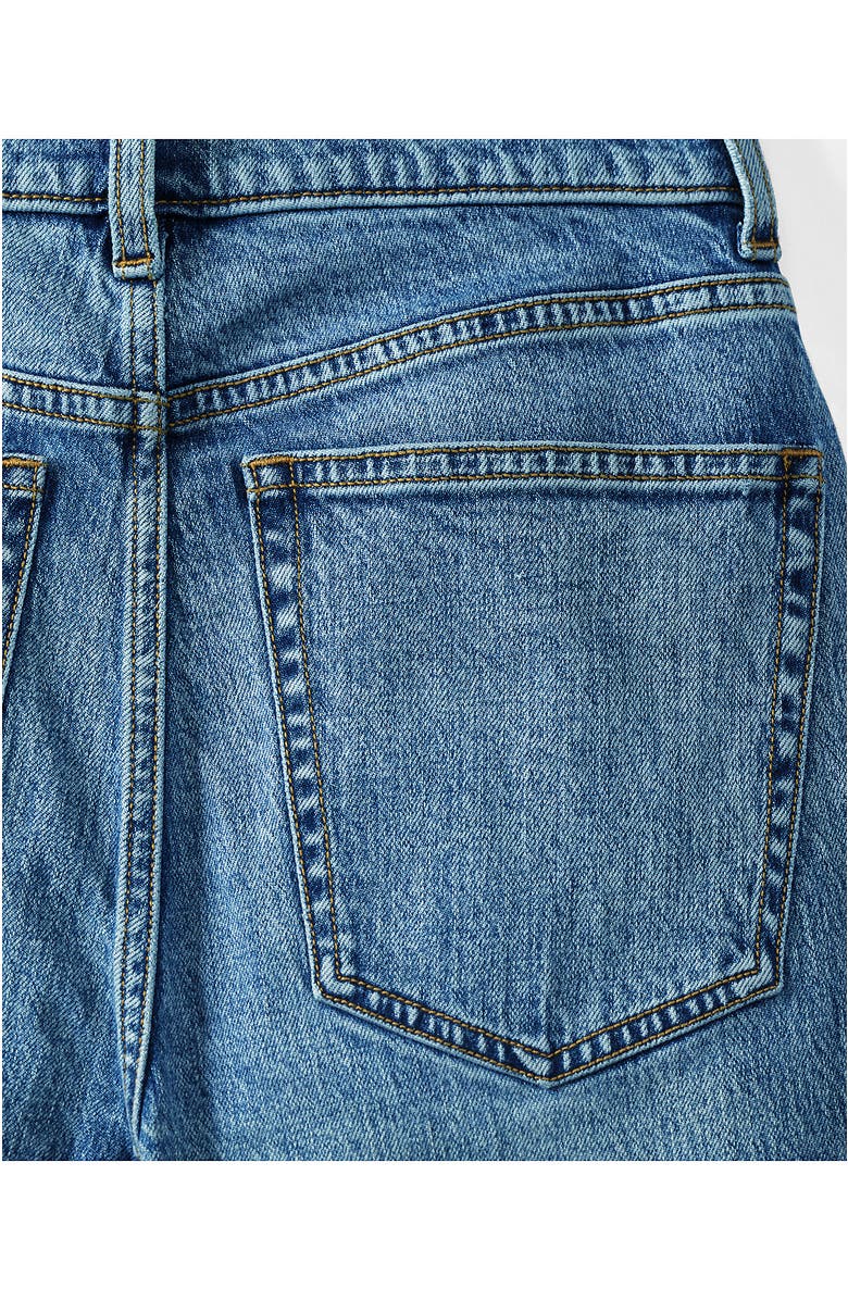 Lands' End Soft Denim Relaxed Barrel Leg Ankle Jeans, Alternate, color, 