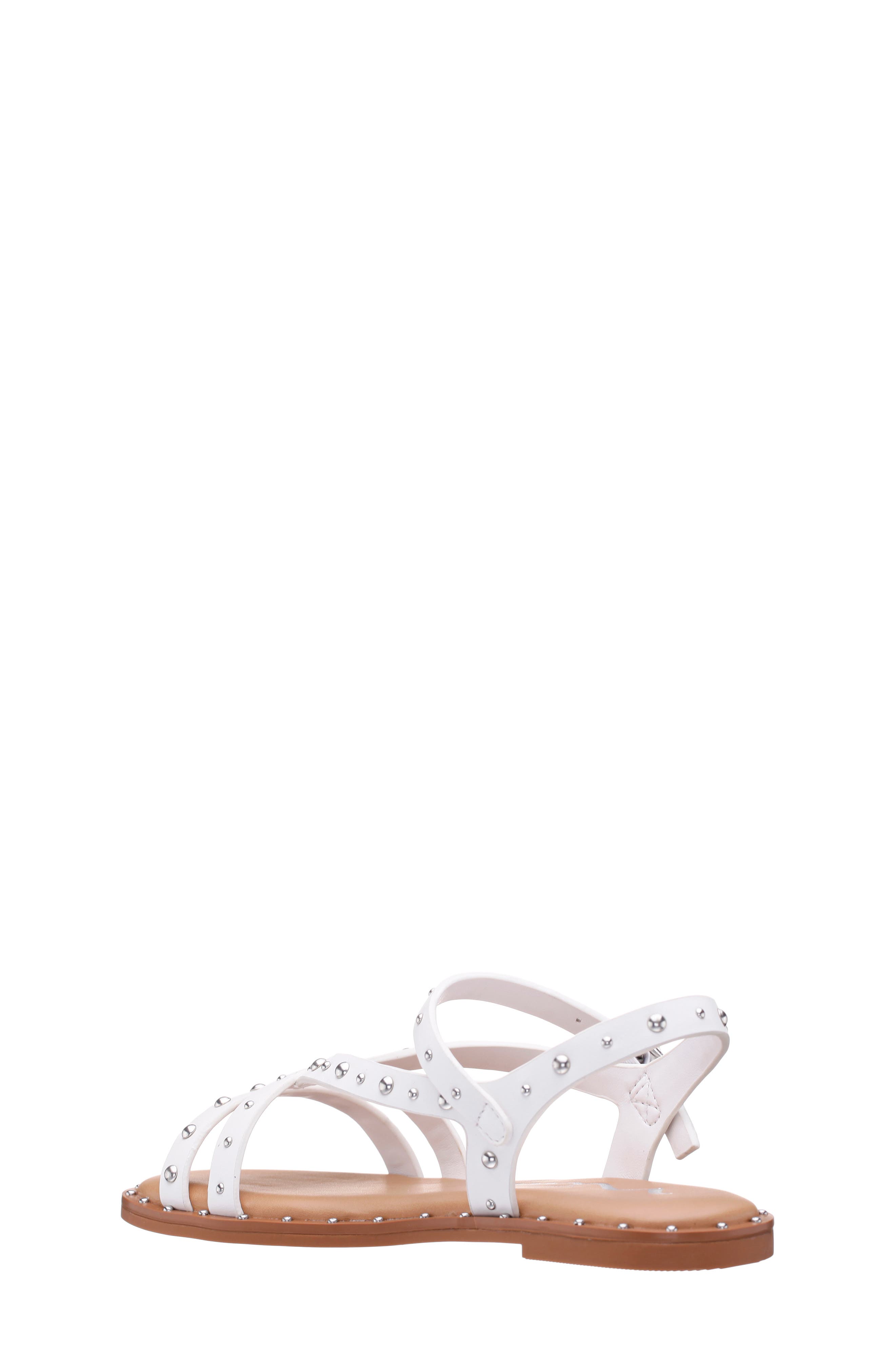 Nina Kids' Larsa Sandal, Alternate, color, White