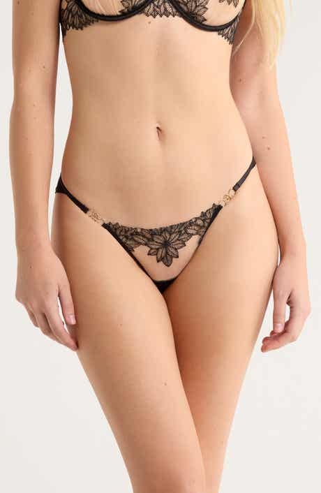 Bluebella Inaya Embroidered Mesh Briefs