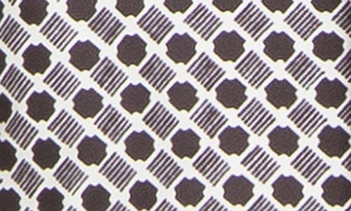 Max Studio Geo Print Puffer Jacket In Multi