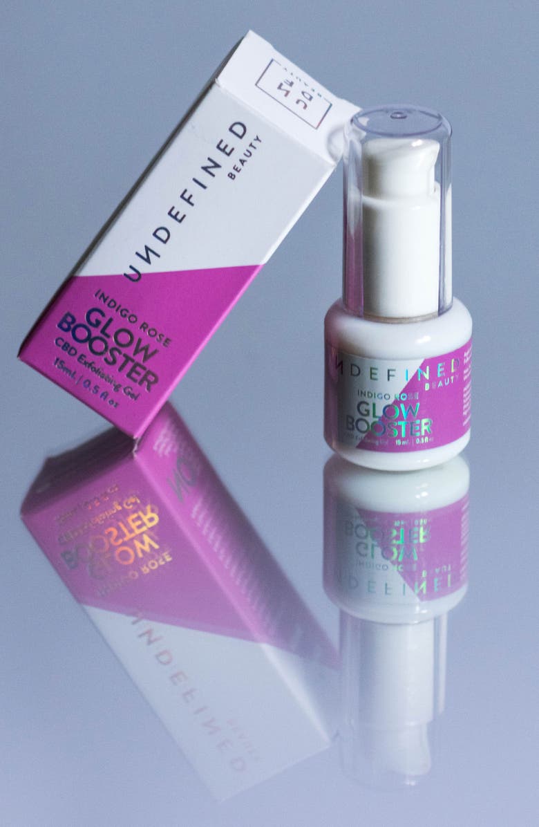Undefined Beauty Glow Booster CBD Exfoliating Gel, Alternate, color,