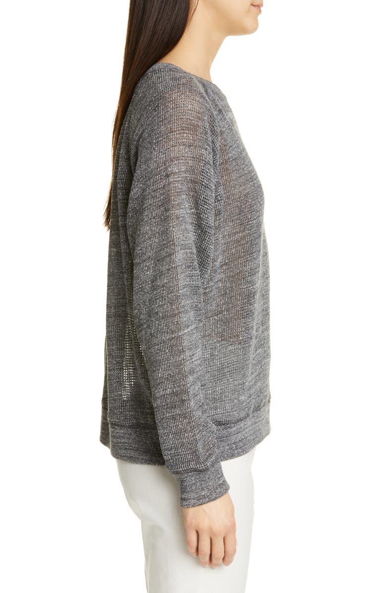 Eileen Fisher Cotton Mesh Top, Alternate, color,