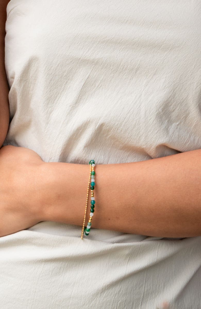 Dower & Hall Evergreen Orissa Bracelet, Alternate, color, Yellow Gold Vermeil