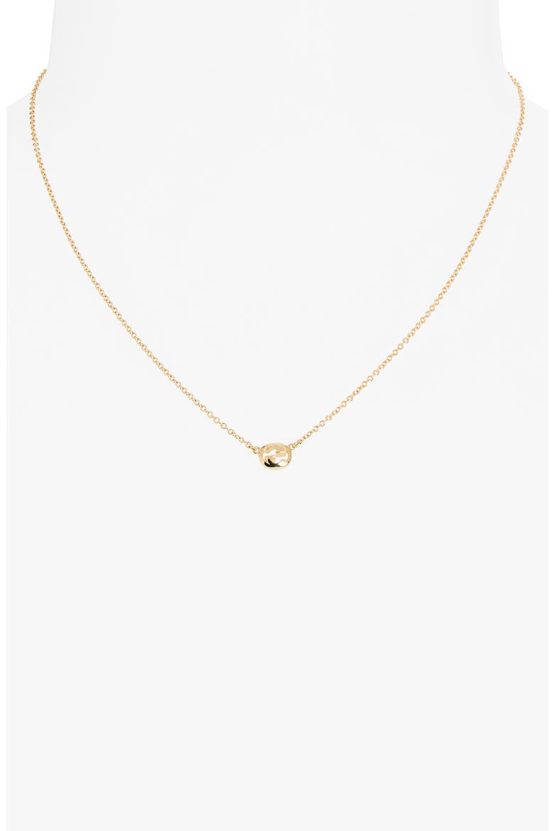 Interlocking G Pendant Necklace, Alternate, color, GOLD