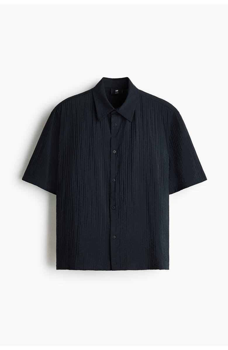 H&M Relaxed-fit shirt, Alternate, color, Black
