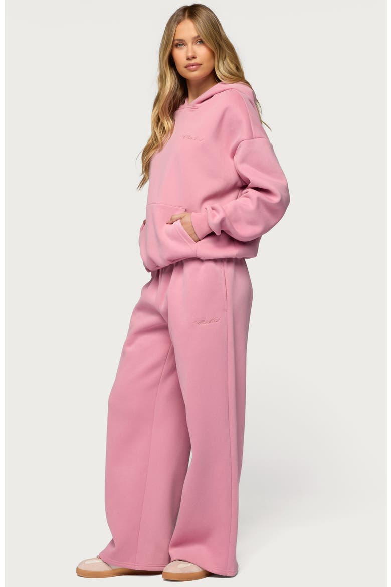 Basic Girl Oversize Hoodie, Alternate, color, PINK