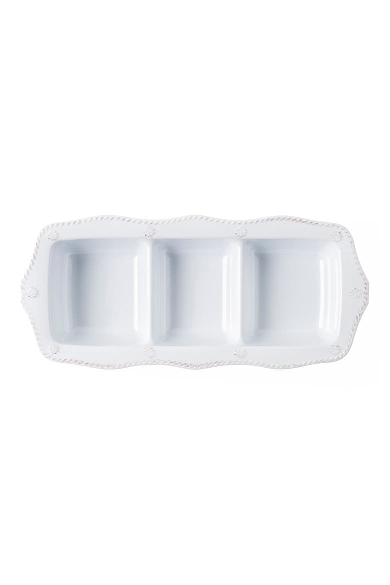 Berry & Thread Three-Section Serving Tray, Main, color, MELAMINE WHITEWASH