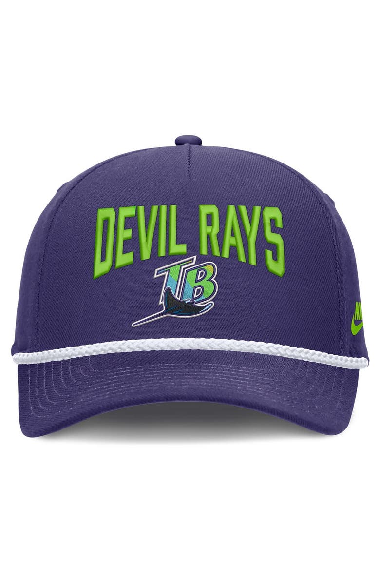 Men's Nike  Purple Tampa Bay Rays Cooperstown Rise Adjustable Hat, Alternate, color, Purple