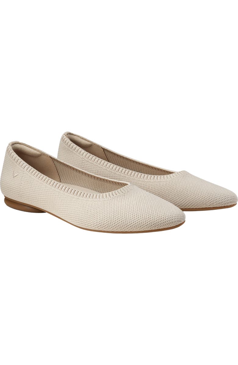 VIVAIA Almond-Toe Ballet Flats, Main, color, Almond