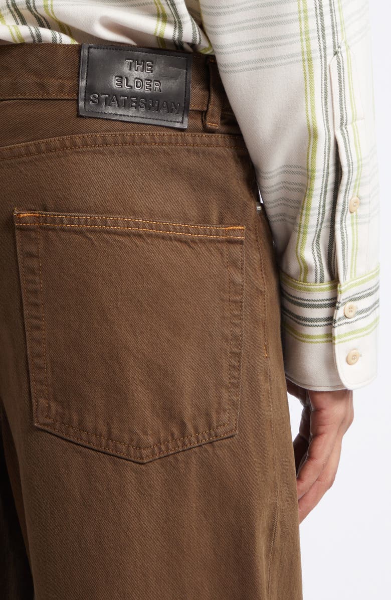The Elder Statesman Hunter Baggy Jeans, Alternate, color, Wenge