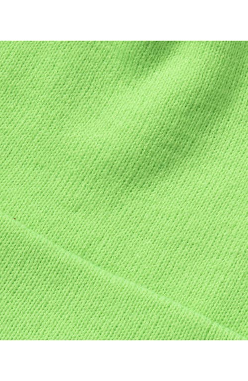 Lands' End Kids Cuffed Beanie In Green