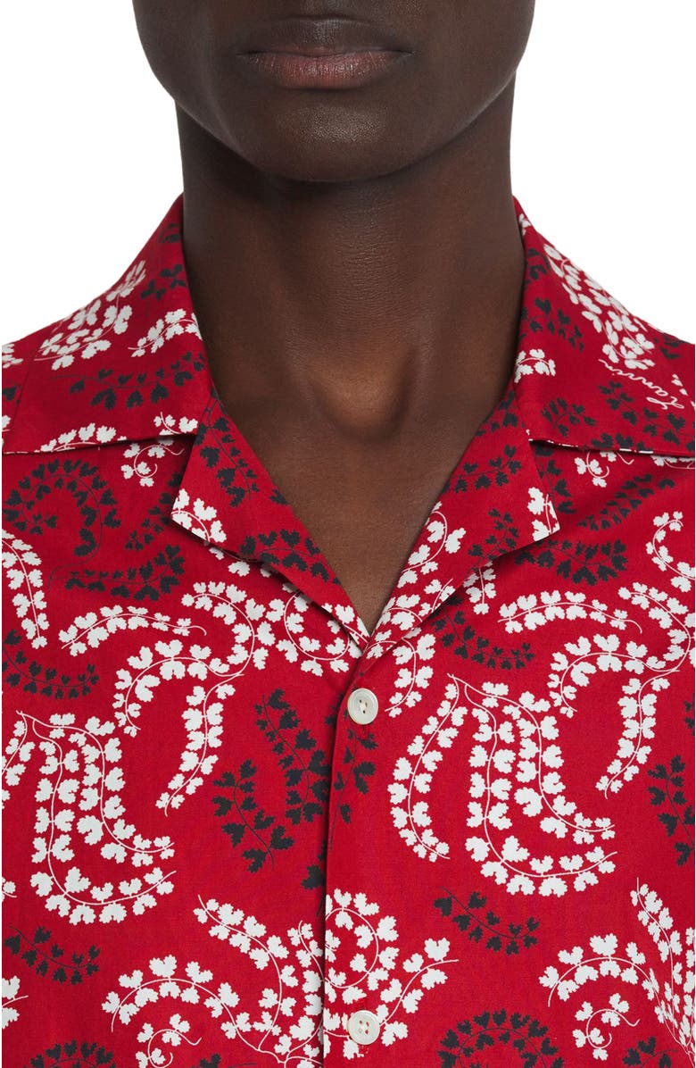 Lanvin PRINTED COTTON SHIRT, Alternate, color, 