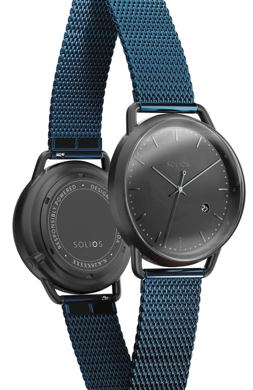 Solios Watches The Solar Curve | Black Dial