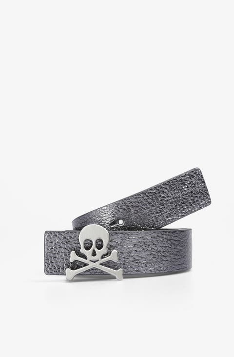 Reversible slim ninon belt