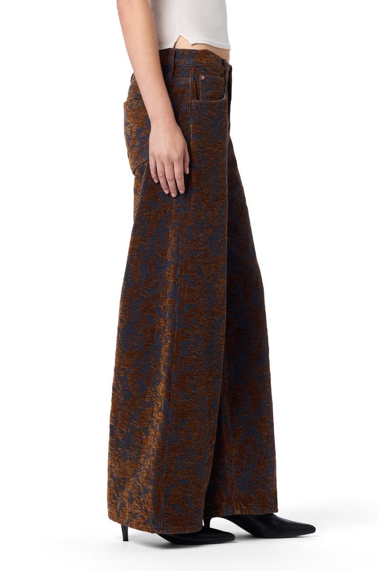 Relaxed Wide Leg Jeans, Alternate, color, CHALET