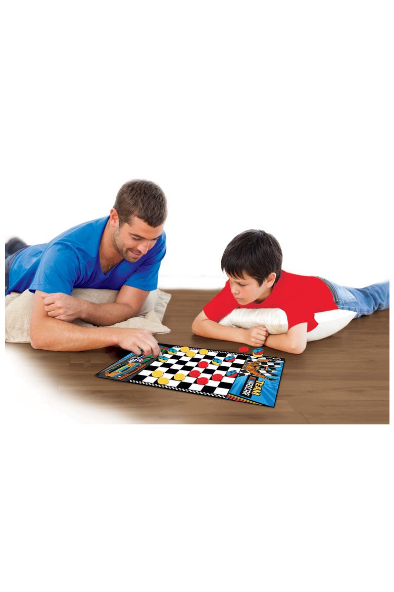 NASCAR Checkers Board Game, Alternate, color, Multicolor