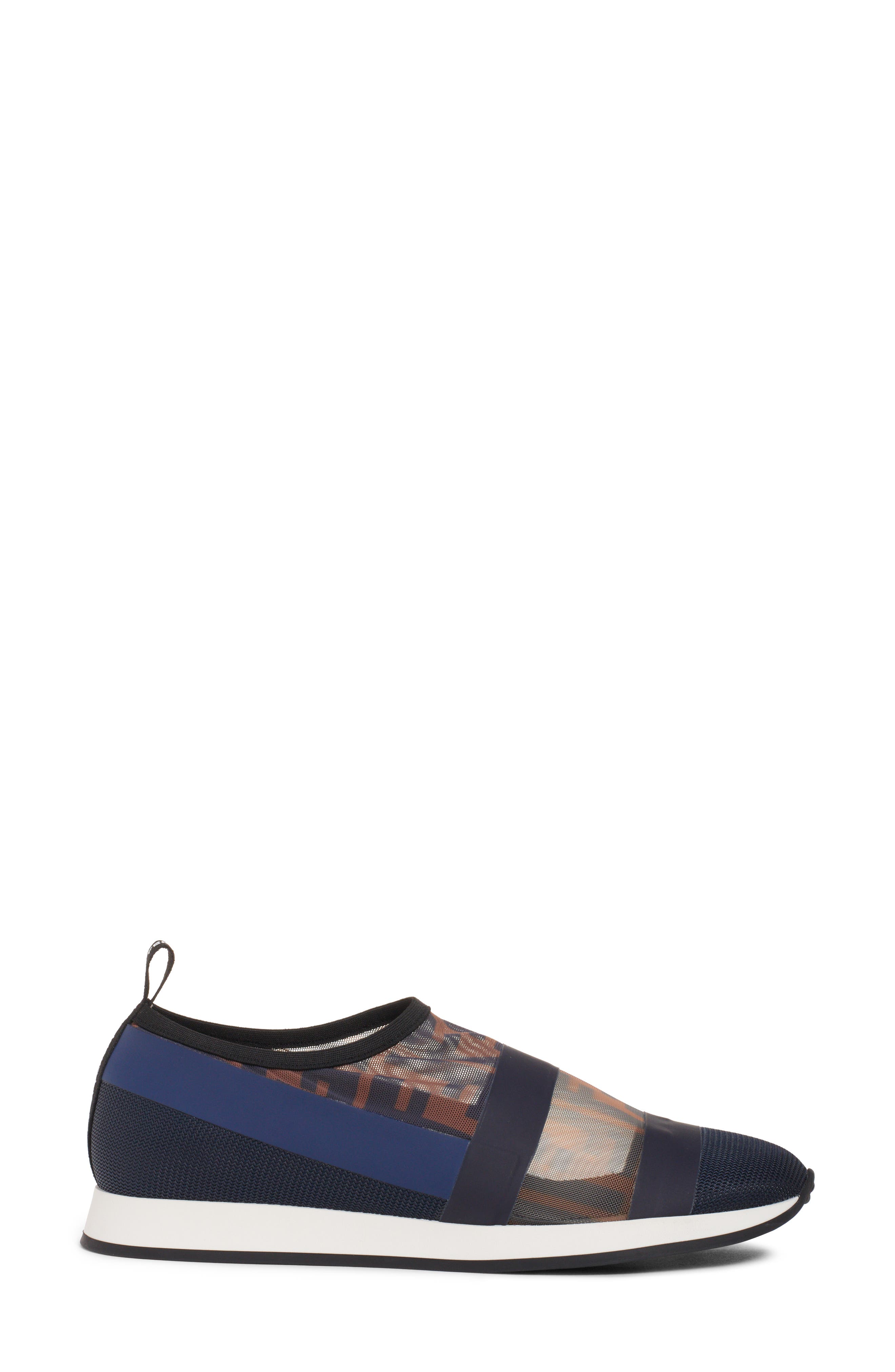 Fendi Logo Slip-On Sneaker, Alternate, color, 