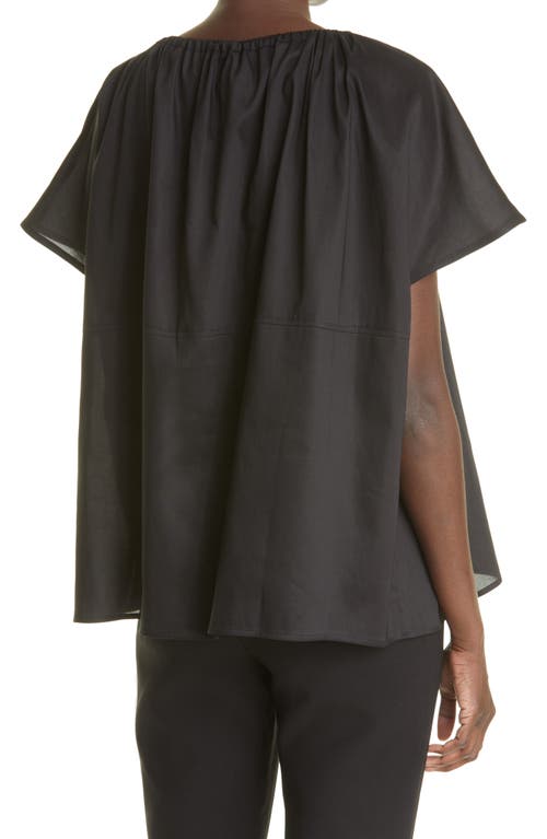 Totême Toteme Drape Cover-up Tunic In Black