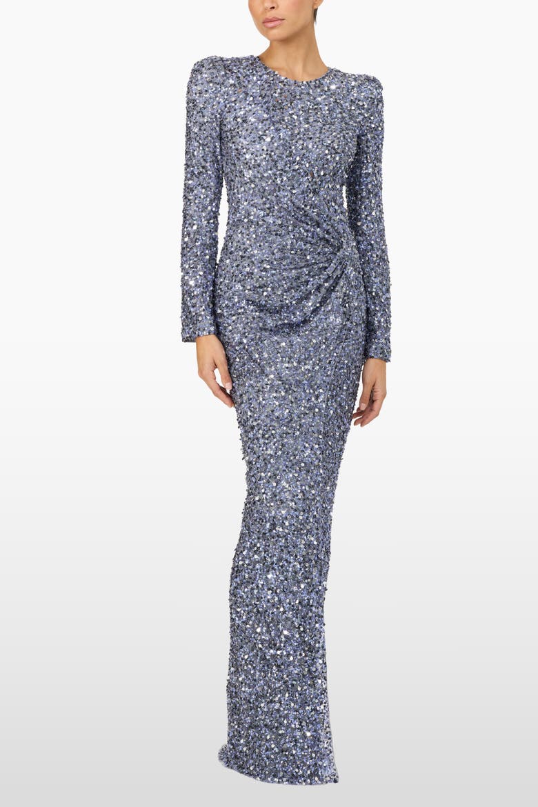 Marie Maxi Dress, Alternate, color, Basalt Grey