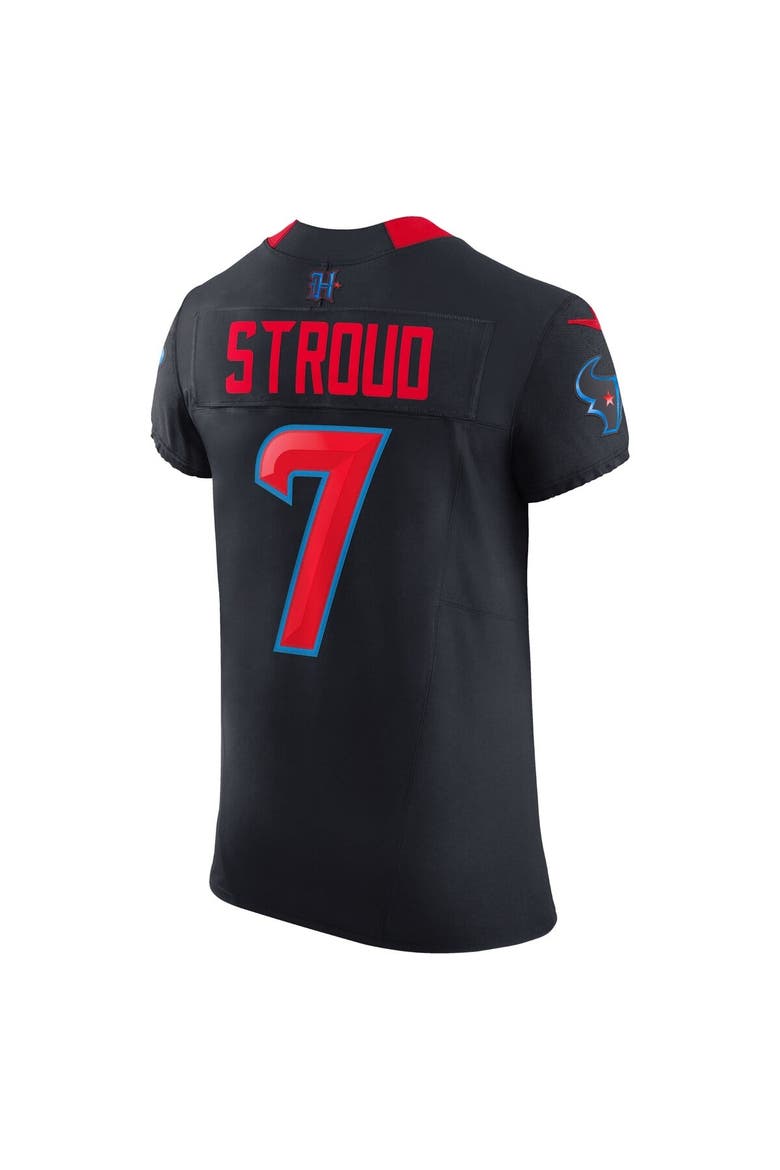 Men's Nike C.J. Stroud Navy Houston Texans Alternate 2  Vapor F.U.S.E. Elite Jersey, Alternate, color, Navy
