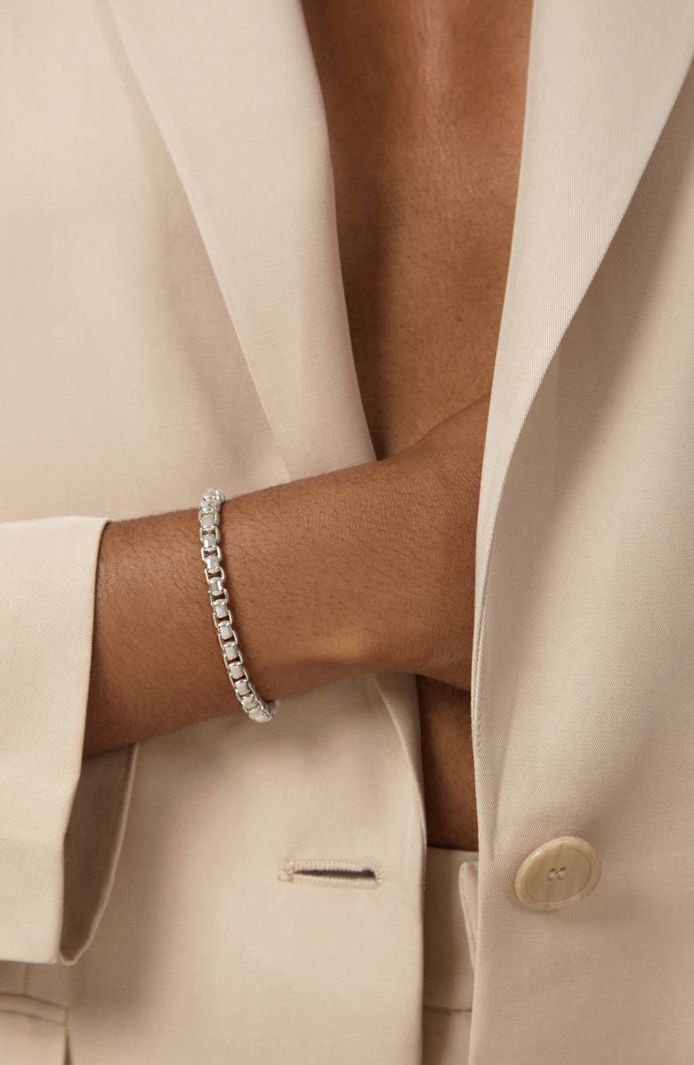 Monica Vinader Bold Box Chain Bracelet, Alternate, color, 