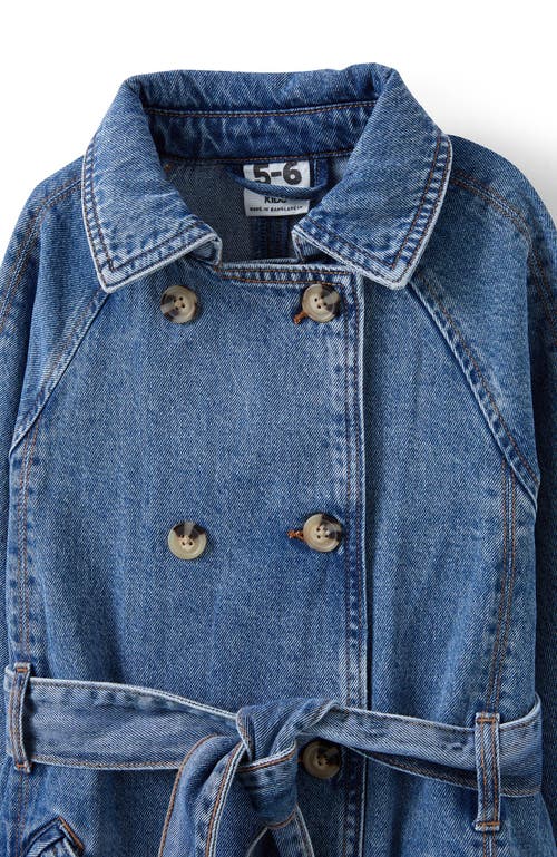 Cotton On Kids Kid's Natasha Trench Coat In Blue