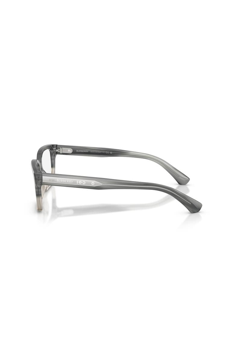 Burberry 53mm Rectangle optical glasses, Alternate, color, Grey